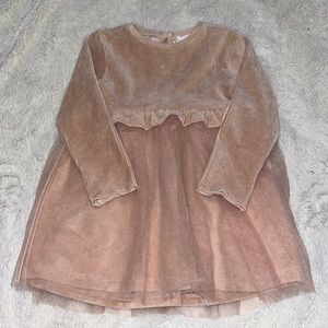 Zara blush pink dress